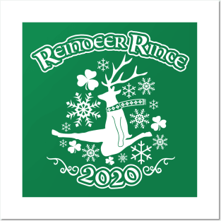 Reindeer Rince Holiday Feis Posters and Art